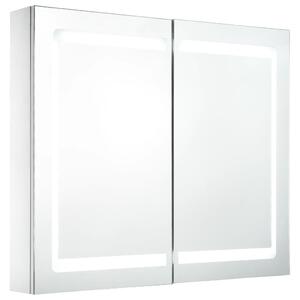 LED Bathroom Mirror Cabinet 80x12.2x68 cm
