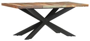 Dining Table 180x90x76 cm Solid Reclaimed Wood