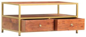Coffee Table 90x50x40 cm Solid Acacia Wood