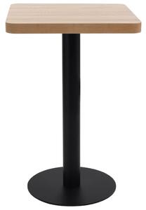 Bistro Table Light Brown 50x50 cm MDF