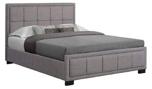 Hannover Small Double Grey Fabric Bed Frame Grey