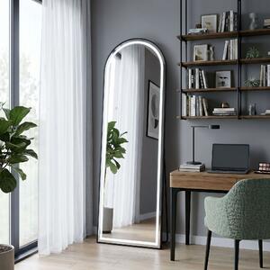 Mirror LED Orbit 50x160cm Black
