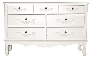Toulouse Ivory 7 Drawer Chest White