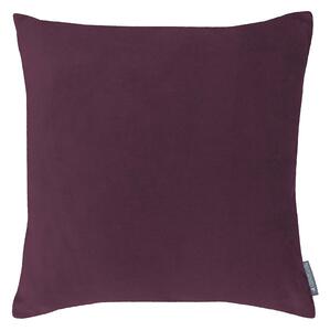 Country Living Velvet Linen Cushion - 45x45cm - Grape