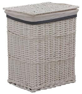 Stackable Laundry Basket White Willow