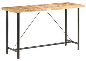 Bar Table 180x70x107 cm Rough Mango Wood