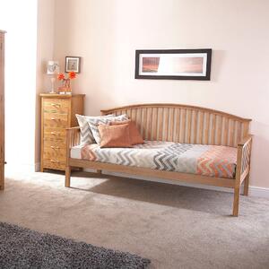 Madrid Wooden Day Bed Brown