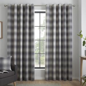 Lincoln Ready Made Eyelet Curtains Grey