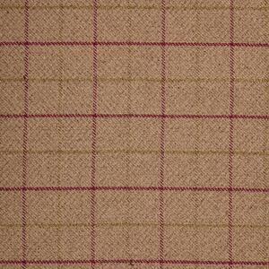 By the Metre Bamburgh Heather Fabric Brown/Purple/Yellow