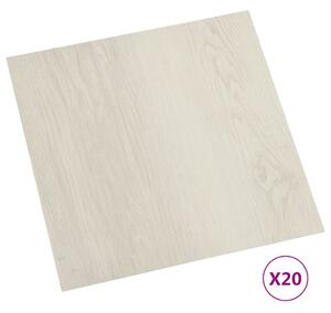 Self-adhesive Flooring Planks 20 pcs PVC 1.86 m² Beige