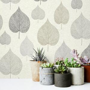 One Leaf Natural Wallpaper Natural