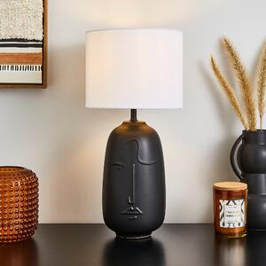 Faces Table Lamp Black