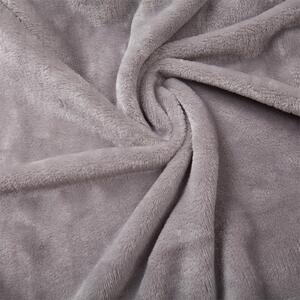 Fleece Throw - Grey - 120x150cm