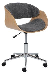 Office Chair Grey Natural 59 x 64 x 88 cm