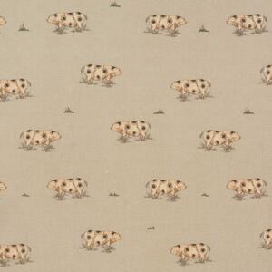 Old Spot Curtain Fabric Natural