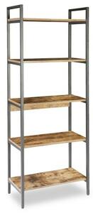 Shelves Versa VS-21300034 5 Shelves Metal Steel PVC MDF Wood (60 x 165 x 32 cm)