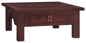 Coffee Table Classical Brown 68x68x30 cm Solid Mahogany Wood