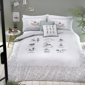 Appletree Style Wellbeing Duvet Cover Bedding Set Multi