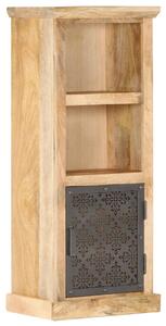 Highboard with Door 45x32x110 cm Solid Mango Wood