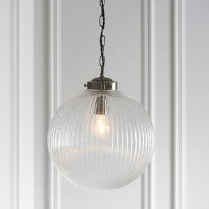 Vogue Glass College Pendant Fitting Brown