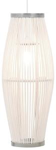 Pendant Lamp White Willow 40 W 21x50 cm Oval E27