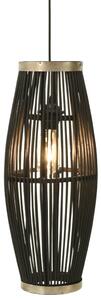 Pendant Lamp Black Willow 40 W 21x50 cm Oval E27