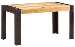 Dining Table 140x70x76 cm Solid Rough Mango Wood