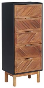 Sideboard 45x32x115 cm Solid Acacia Wood and MDF
