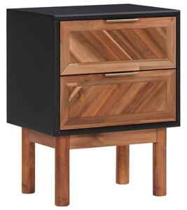 Nightstands 2 pcs 40x30x53 cm Solid Acacia Wood and MDF