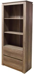 Canyon Oak Bookcase Brown