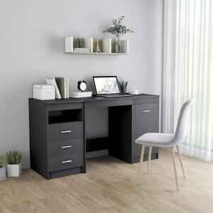 Desk Grey 140x50x76 cm Chipboard