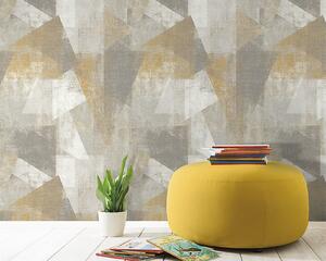 GrandecoLife Perspectives Vincent Yellow Wallpaper