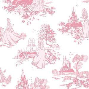 Disney Princess Toile Wallpaper