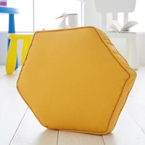 Hexagon Cushion Yellow
