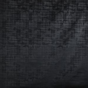 Imagination Crushed Velvet Curtain Fabric Black