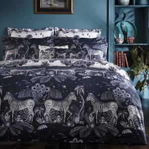 Emma Shipley Lost World Duvet Cover Navy and White