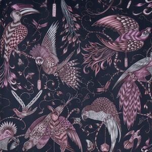 Emma Shipley Audubon Velvet Curtain Fabric Pink