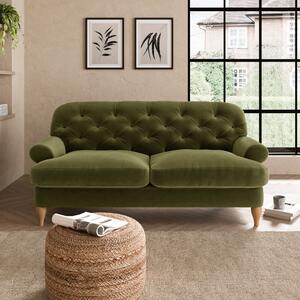 Canterbury 2 Seater Sofa Luxury Velvet Olive