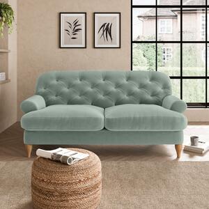 Canterbury 2 Seater Sofa Luxury Velvet Lilypad