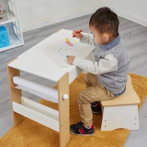 Kids Play Table and Storage Stool