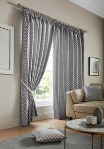 Cotswold Lined Ready Made Pencil Pleat Curtains Latte