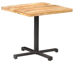 Bistro Table Square 80x80x75 cm Rough Mango Wood