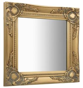 Wall Mirror Baroque Style 40x40 cm Gold