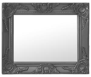 Wall Mirror Baroque Style 50x40 cm Black