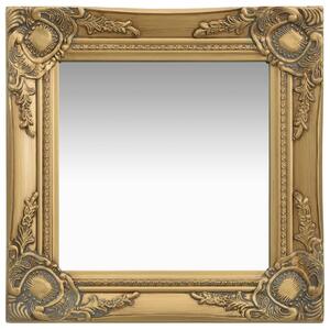 Wall Mirror Baroque Style 40x40 cm Gold
