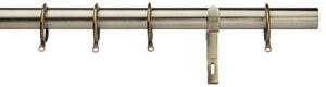 Mix and Match Metal Extendable Curtain Pole Dia. 25/28mm Antique Brass