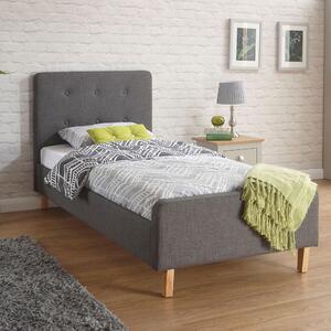 Ashbourne Fabric Bed Frame Grey