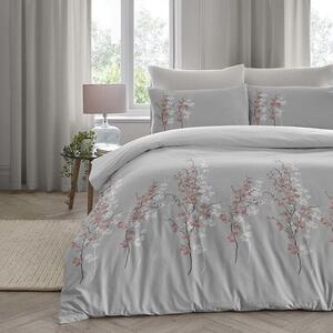 Oriental Flower Bedding Set Pink