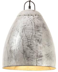 Industrial Hanging Lamp 25 W Silver Round 32 cm E27
