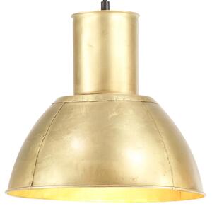 Hanging Lamp 25 W Brass Round 28.5 cm E27